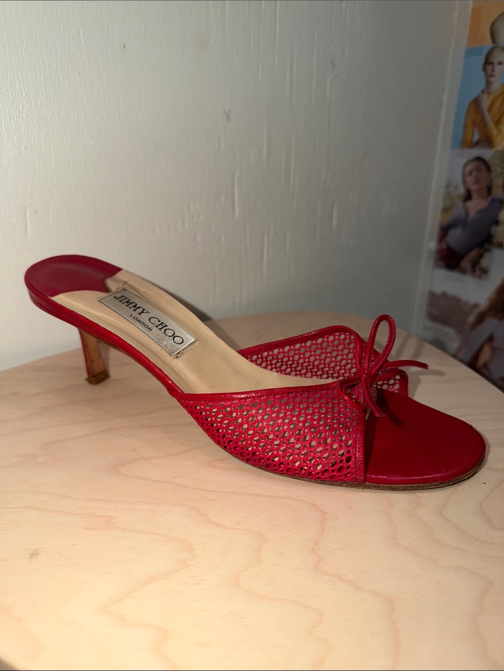 Jimmy Choo Red Size 38 1/2 Shoes
